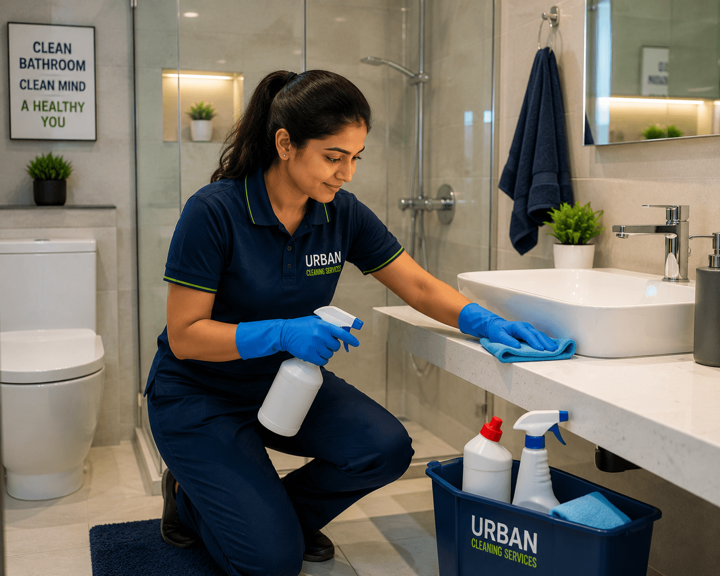 Bathroom cleaning