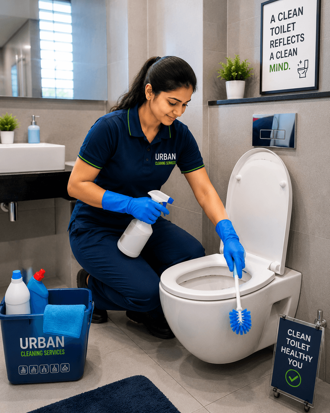 toilet cleaning